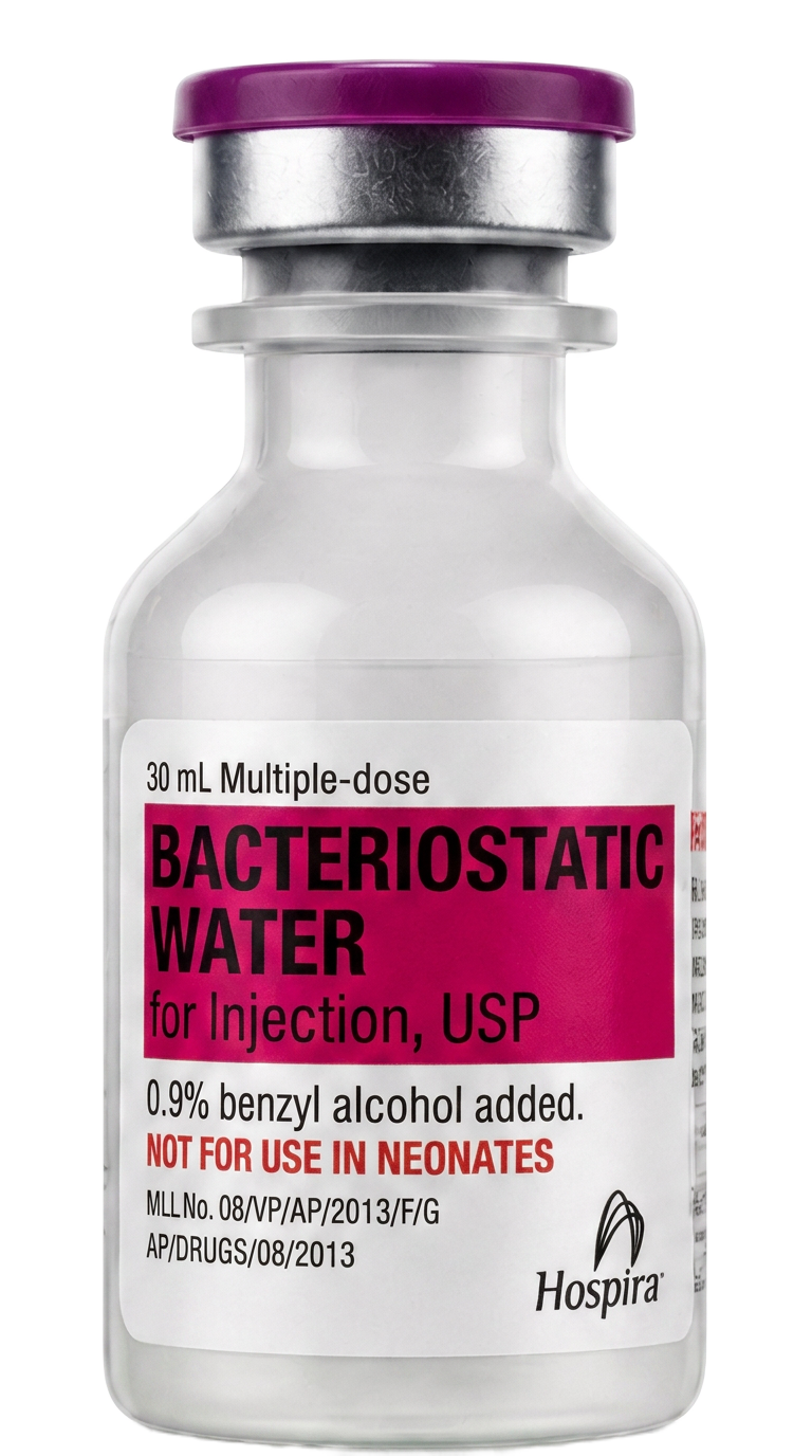 BAC Water research vial